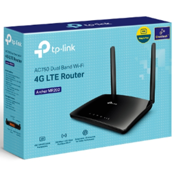 MOBILE ROUTER (โมบายเราเตอร์) TP-LINK ARCHER MR202 - AC750 WIRELESS DUAL BAND 4G LTE ROUTER