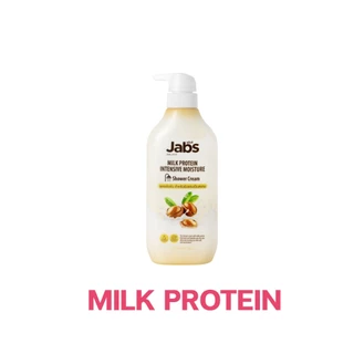 Jabs แจ๊บส์ ครีมอาบน้ำ สูตร มิลค์โปรตีน (เพื่อผิวนุ่มชุ่มชื้น) 400 มล. x1