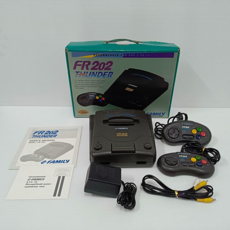 Family FR202 Thunder งานกล่องยุค90 กล่องยังสภาพดีตัวเครื่องยังใช้งานได้ดี จอยกดได้ดี