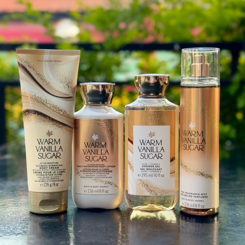warm vanilla sugar 🌸 แท้💯% bath & body works lotion cream mist shower scrub Butter