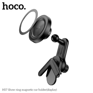 Hoco H57 ที่ยึดมือถือกับจอภาพในรถและคอมพิวเตอร์ magnetic phone display holder