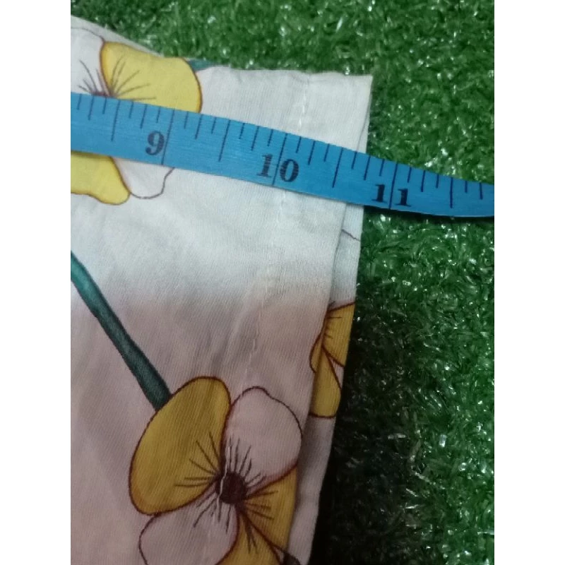 เสื้อทรงสั้นลายพิมพ์ดอก แขนสั้น ผ้าลินินผสม thumbnail 7