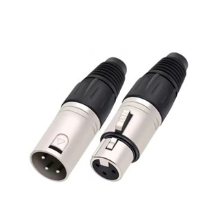 XLR MALE - XLR FEMALE ปลั๊ก - แจ็ค XLR ( ผู้ - เมีย ) CANNON…