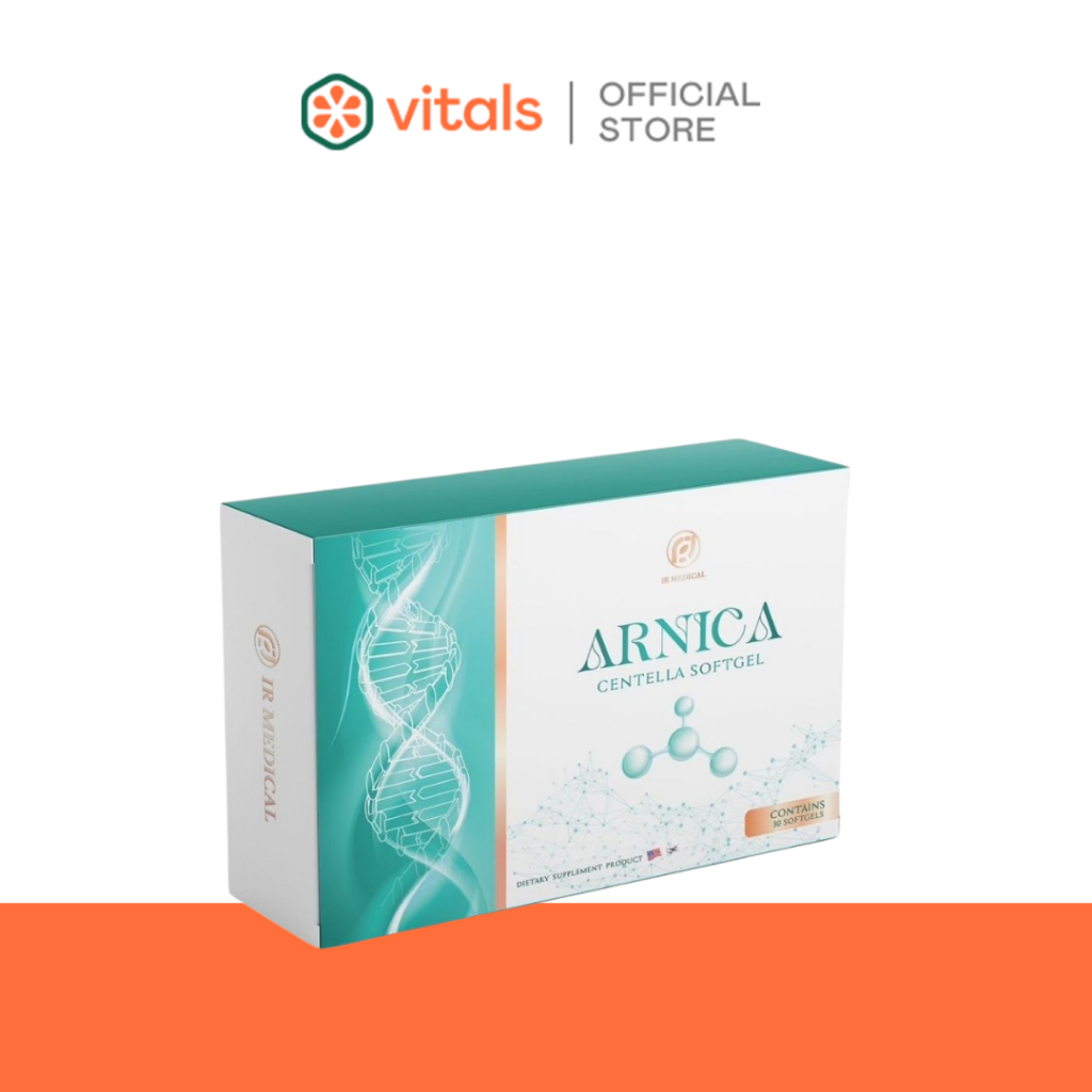 Arnica Centella l ยาลดการเกิดคีลอยด์ ลดบวม ลดช้ำ สูตรหมอจุฬา แผลหายยุบไวหลังศัลยกรรม IR medical (30เ