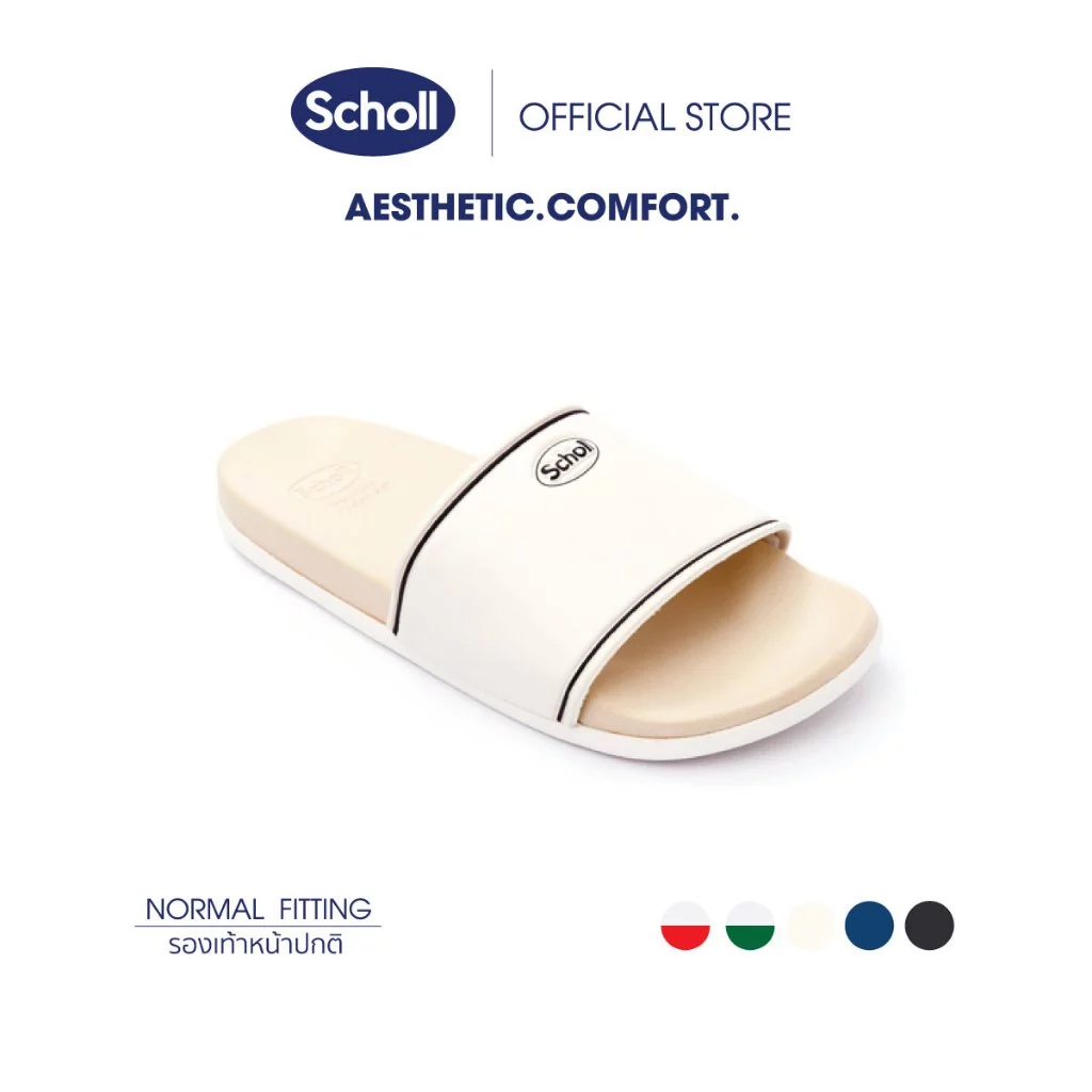 Scholl รองเท้าสกอลล์ Cent สำหรับผู้ชายและผู้หญิง เทคโนโลยี Memory Cushion น้ำหนักเบา รองรับสรีระเท้า และทนทาน