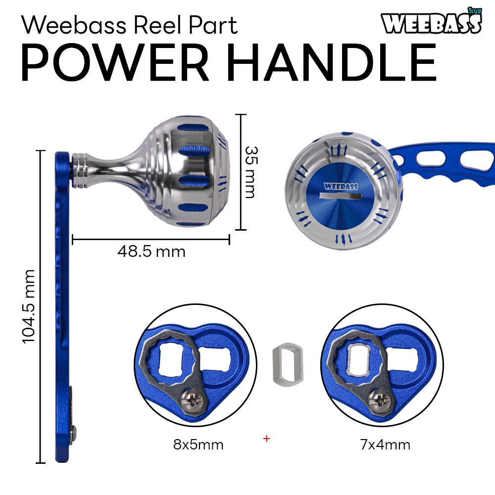 WEEBASS แขนหมุน - รุ่น POWER HANDLE แขนแต่งรอก มือหมุน — صورة 3