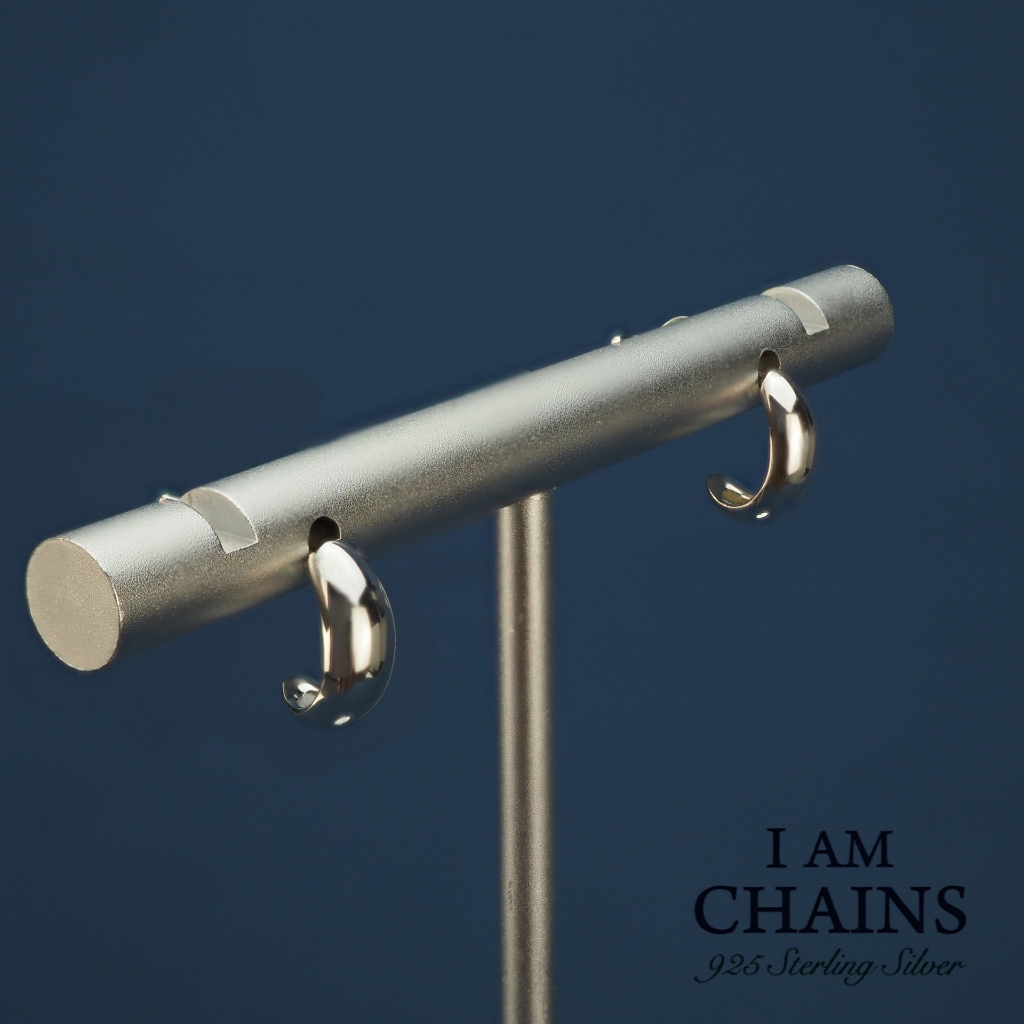 ต่างหูเงินแท้ สไตล์มินิมอล ลาย หัวใจ, ดาว, โอบอุ้ม และโอบกอด วัสดุเงินแท้ 925 ไม่แพ้ไม่คัน ใส่ติดหูได้ทุกวัน - รูปที่ 4