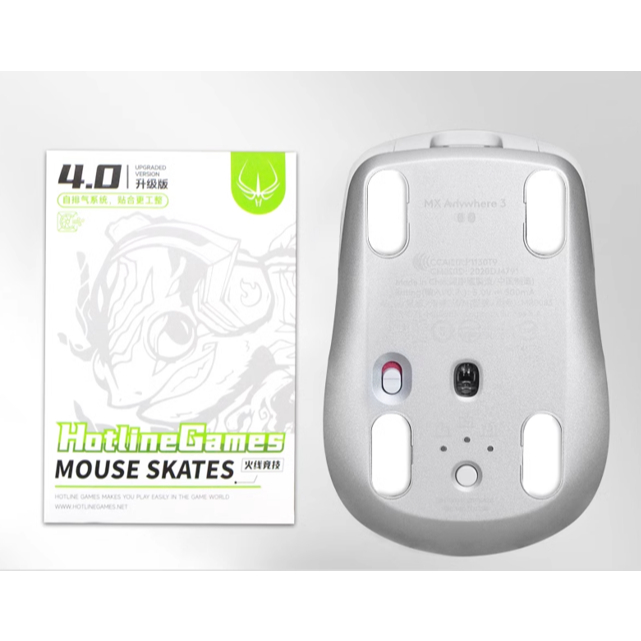 อะไหล่ใช้สำหรับซ่อมเมาส์ MX Anywhere 3 , 3S  แก้ไขอาการดับเบิ้ลคลิ๊ก กดไม่ติด และเปลี่ยน Feet ใหม่