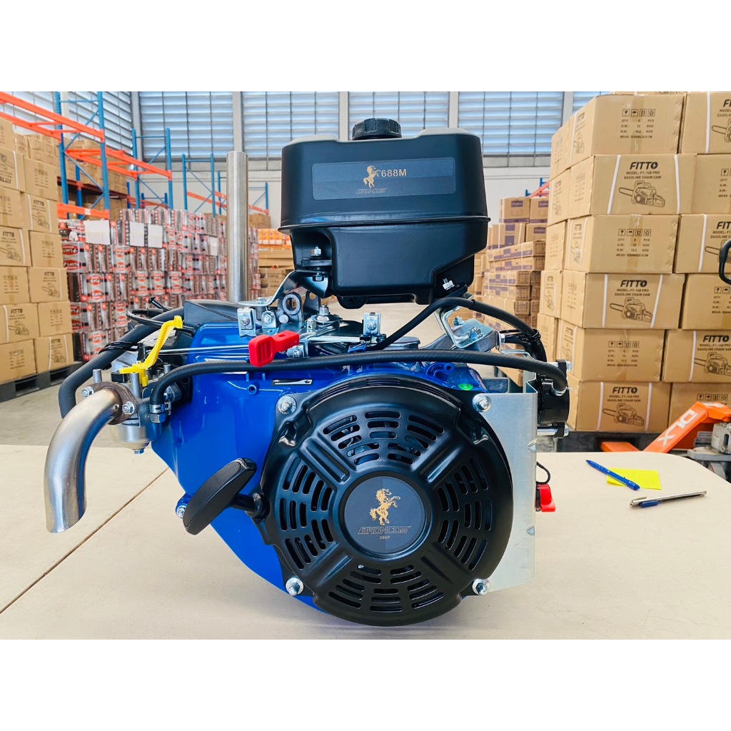 เครื่องยนต์เบนซินเอนกประสงค์ BRONCOS รุ่น B688M / B688ME กุญแจ (MAEINE) ขนาด 19.5Hp