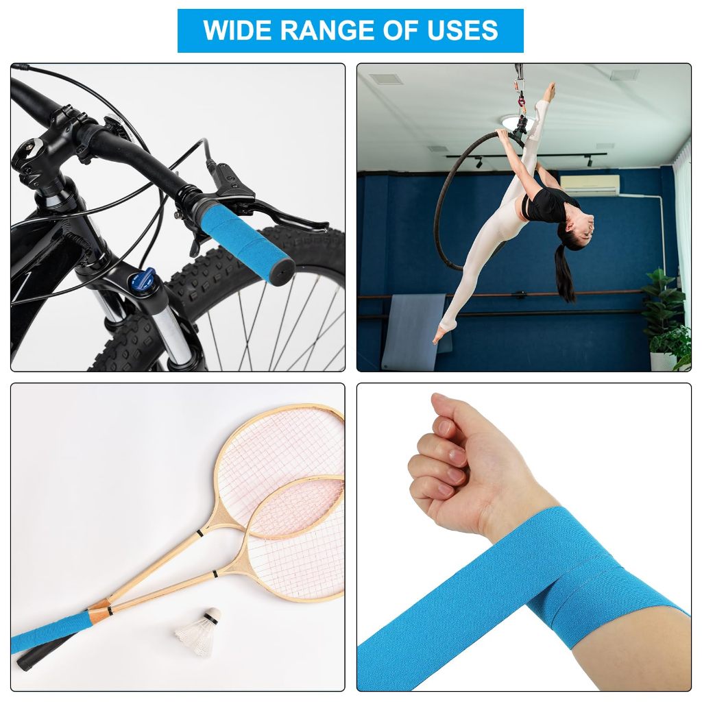 เทปผ้าบำบัด เทปพยุงกล้ามเนื้อ เทปบำบัด sport tape เทปบำบัดกล้ามเนื้อ ยืดหยุ่น ขนาด5cm/2.5cm เทปติดกล้ามเนื้อ เทปพันกล้าม ราคา ถูกที่สุด ดีลบีเคเค แกลเลอรีภาพที่ 4