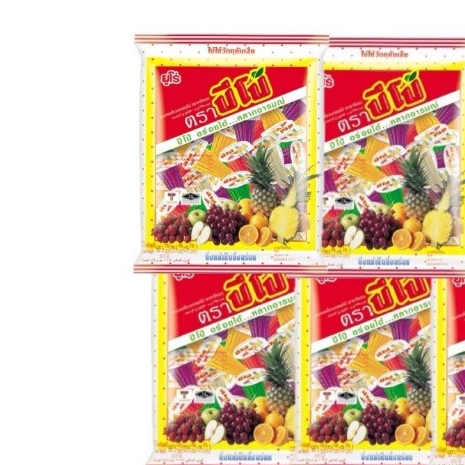 (ส่งฟรี)Pipo ปีโป้ ขนมเยลลี่รวมรสผลไม้ 587.5 กรัม (4 ถุง)