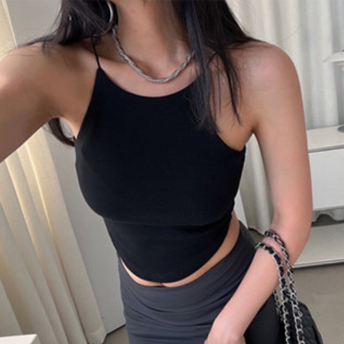 เสื้อสายเดี่ยว ชุดชั้นในหญิง บราสายเดี่ยว มีฟองน้ำในตัว ผ้านิ่มยืด รุ่น L1158/L1045 - รูปที่ 2