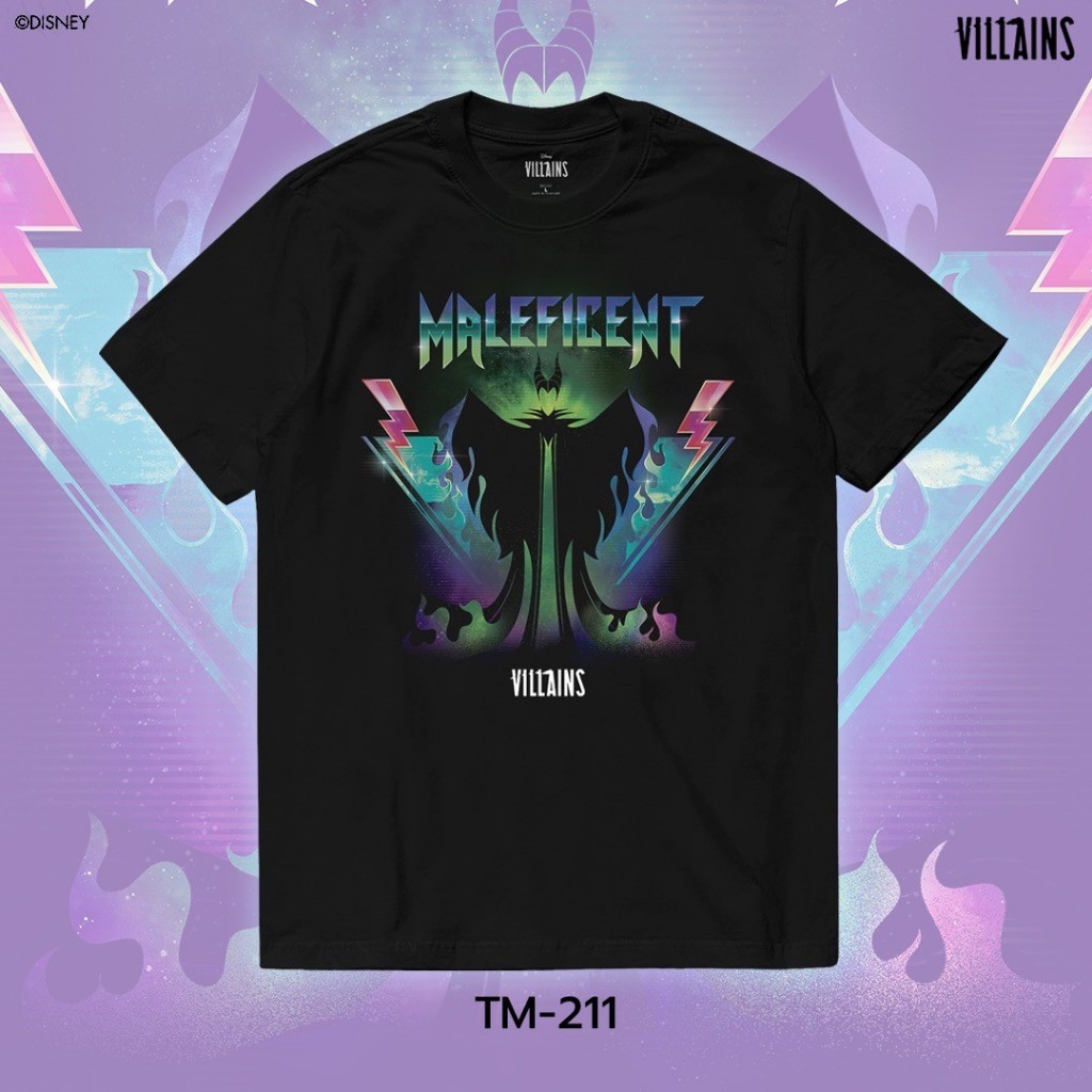 Power 7 Shop เสื้อยืดการ์ตูน "Maleficent" ลิขสิทธิ์แท้ DISNEY (TM-211)