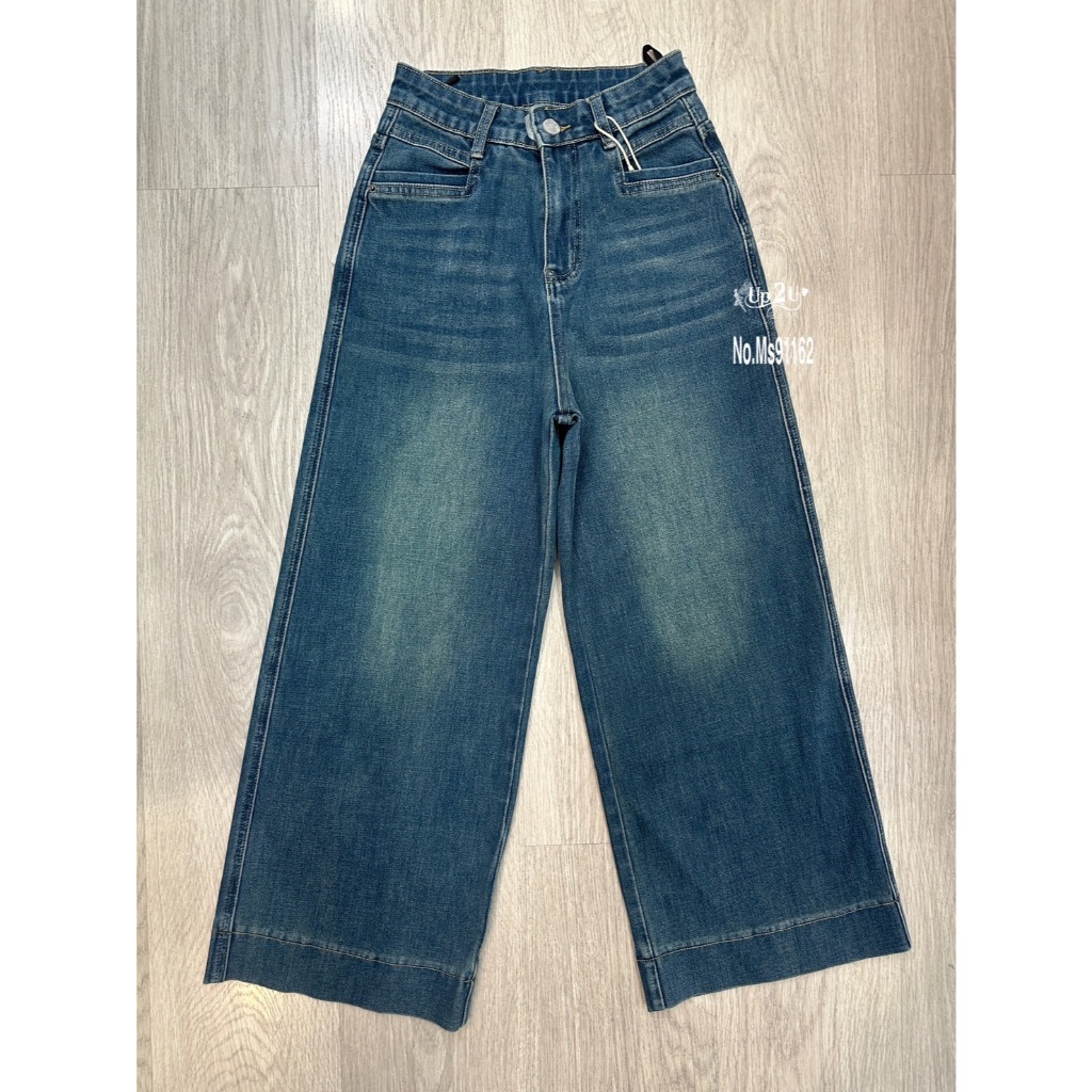 N91162# กางเกงยีนส์ขากระบอกใหญ่ - รูปที่ 3