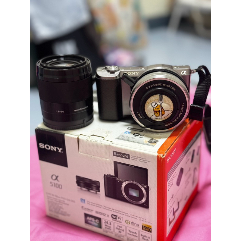 กล้อง Sony a5100 สีคอปเปอร์+เลนส์ฟิก E1.8/50 OSS แถมกระเป๋ากล้อง Nikon