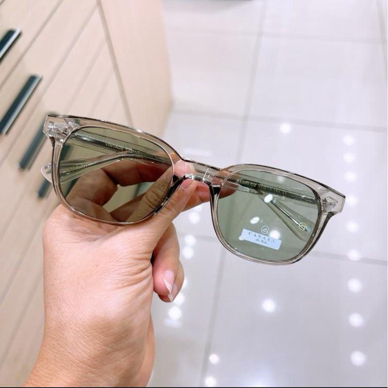 แว่นกันแดด สไตล์วินเทจ สุดฮิต  เเบรนด์canaan สั่งตรงจากโรงงาน กัน UV400 สามารถนำกรอบเปลี่ยนเลนส์สายตาได้ - รูปที่ 4