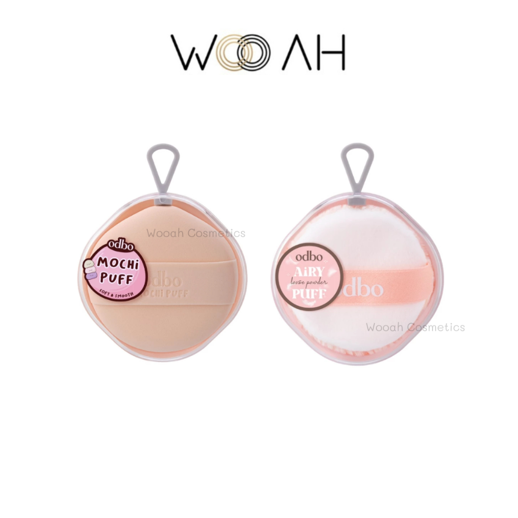 ODBO MOCHI PUFF / AIRY LOOSE POWDER FUFF พัฟโมจิทรงหยดน้ำ/พัฟลงแป้งฝุ่น OD8067 OD8068 โอดีบีโอ