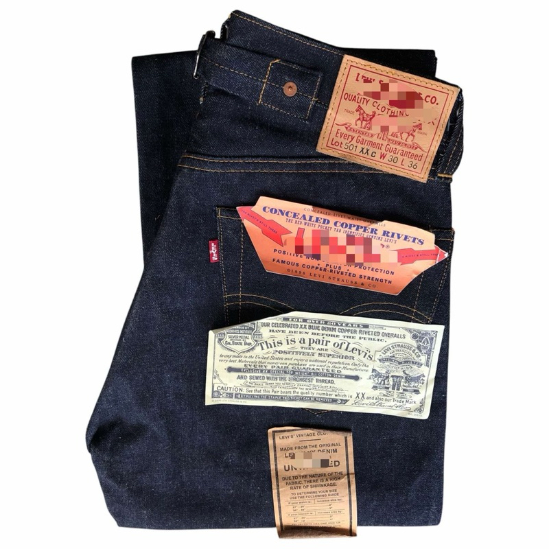 LEVI’S 501XXC BIG E LVC 1937  MADE IN USA 🇺🇸