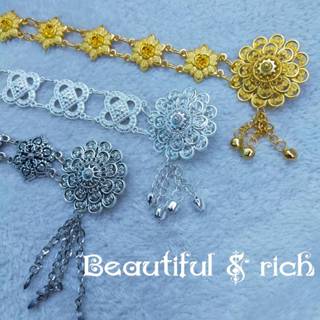 เข็มขัดชุดไทย เข็มขัดใส่กับผ้าถุง เครื่องประดับชุดไทย ใส่ได้…