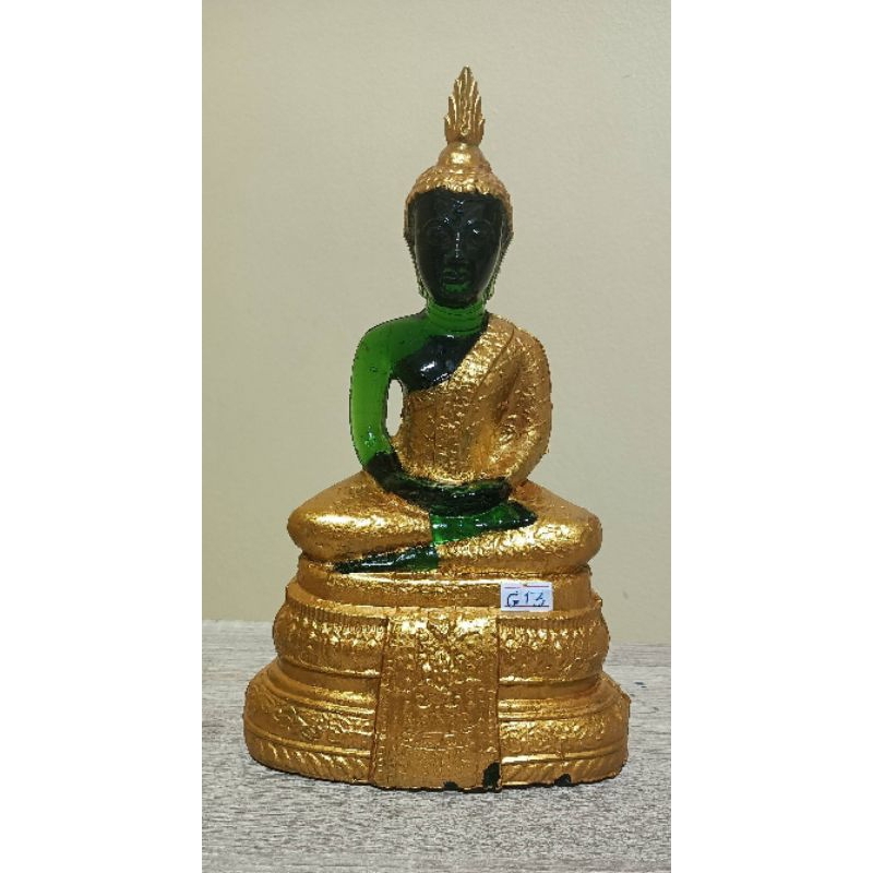 No. G/13 พระบูชา พระแก้วมรกต 25 พุทธศตวรรษ ปี พ.ศ.2500 (บล็อกหน้าใหญ่หน้าอินเดีย) สำนักพระแก้วมรกต พ