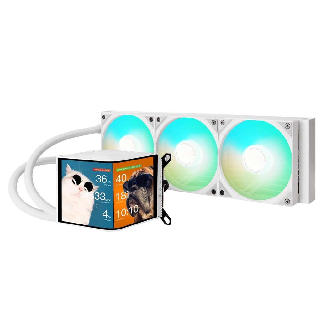 CPU LIQUID COOLER TRYX PANORAMA ARGB 360 - White 360mm