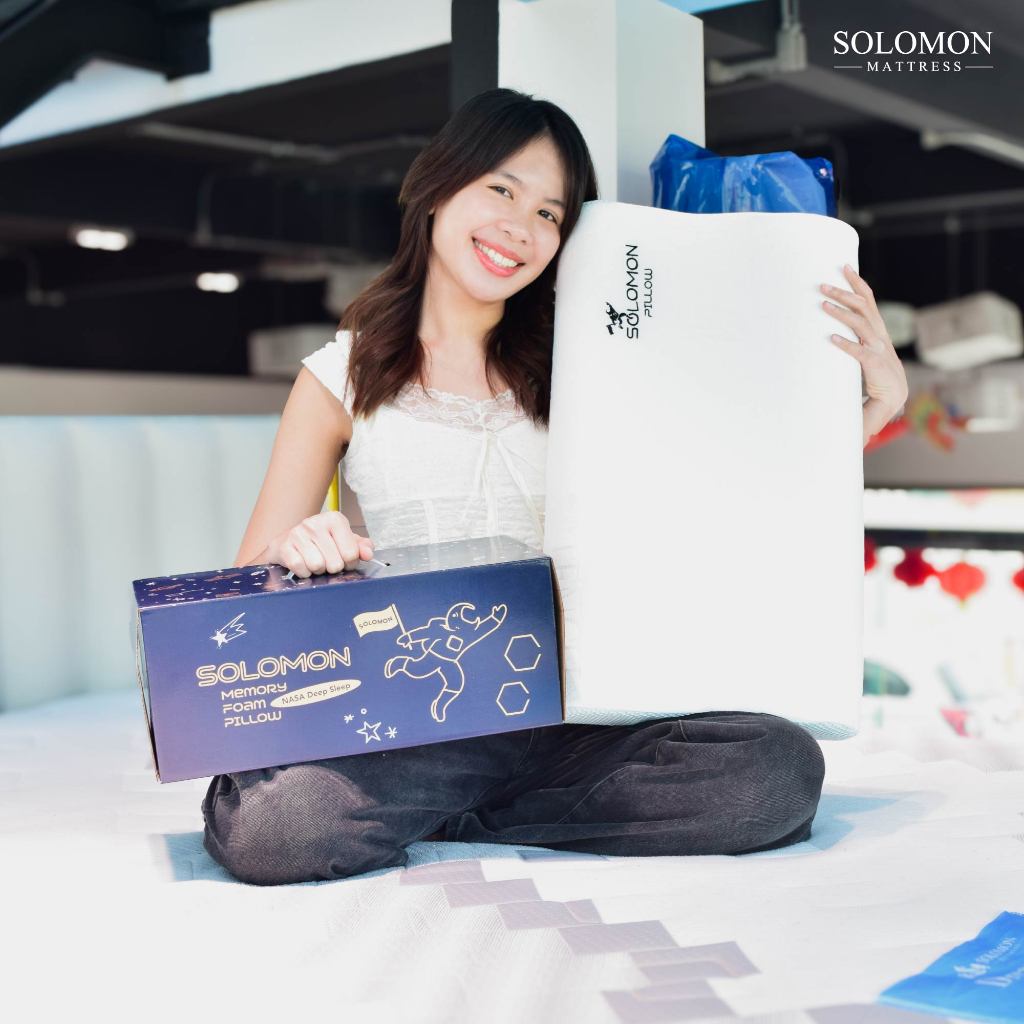 SOLOMON หมอนเมมโมรี่โฟม หมอนสุขภาพ นวัตกรรม NASA รุ่น Planet Pillow (แพนเน็ต) รูปที่ 7