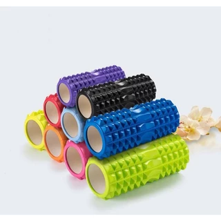 🔥โฟมลูกกลิ้งโยคะ Yoga Foam Roller Massage โฟมนวดกล้ามเนื้อ โฟมโรลเลอร์ โฟมโยคะออกกำลังกาย ผ่อนคลายและคลายความเมื่อยล้า
