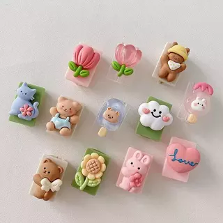 พร้อมส่ง ที่ถนอมปลั๊กสายชาร์จ ลายการ์ตูนน่ารัก(แบบสุ่มลาย)for iP/type-C ปกป้องสายชาร์จได้เป็นอย่างดี