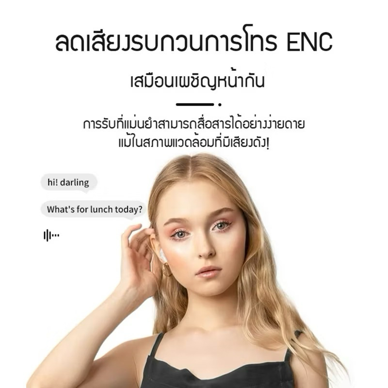 หูฟังบลูทูธA9Pro มาพร้อมกับหน้าจอสัมผัส LCD อัจฉริยะรองรับบลูทูธเวอร์ชัน5.4 มีฟังก์ชันตัดเสียงรบกวน 13 ฟังก์ชันการใช้งาน