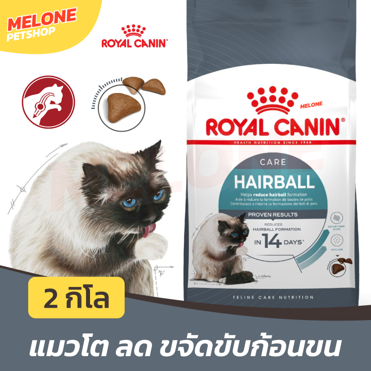 Royal Canin Hairball Care รอยัลคานิน อาหารแมว แมวโต ดูแลปัญหา ลด ก้อนขน อายุ 1 ปีขึ้นไป ขนาด 2 kg