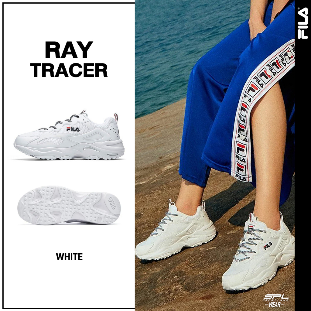 Fila ฟีล่า รองเท้าผ้าใบ รองเท้าลำลอง UX Ray Tracer 1RM01153D-100 WHT (2990)