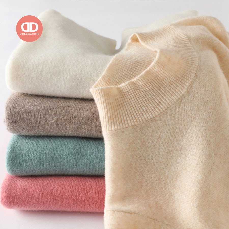 รุ่นใหญ่ 758 / 738 เสื้อไหมพรมคอเต่า เสื้อกันหนาวแขนยาว 🇹🇭 ส่งจาก กทม. 🇹🇭