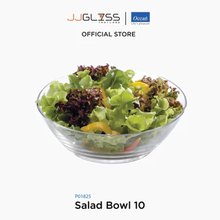 JJGLASS (Ocean) P01825 Salad Bowl 10 ชามแก้ว ชามสลัด ชามโอเชี่ยน สำหรับใส่สลัด ผลไม้ หรืออาหารต่างๆ