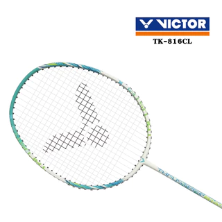 VICTOR ไม้แบดมินตัน พร้อมขึ้นเอ็น รุ่น TK-816CL แถม ซอง (สินค้าขึ้นเอ็นแล้วพร้อมส่ง)