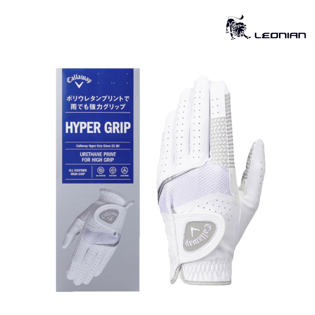ถุงมือกอล์ฟ Callaway CA 25S GL HYPER GRIP LH WHT