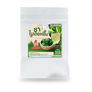 🔥ออกใบกำกับภาษีได้📌 ชาใบเตยหอม แบบซองแช่ ไม่มีน้ำตาล (สินค้าOTOP) (1 ห่อ 10 ซองชา)