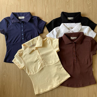 calling-baby classic polo เสื้อคอปกเข้ารูป ทรงสลิมฟิต ผ้านุ่ม