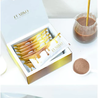 [ Fumiko] Hotcha dark chocolate โกโก้นำเข้าจากประเทศมาเลเซีย กล่อง 10 ซอง [พร้องส่ง] แท้เท่านั้น +ของแถม