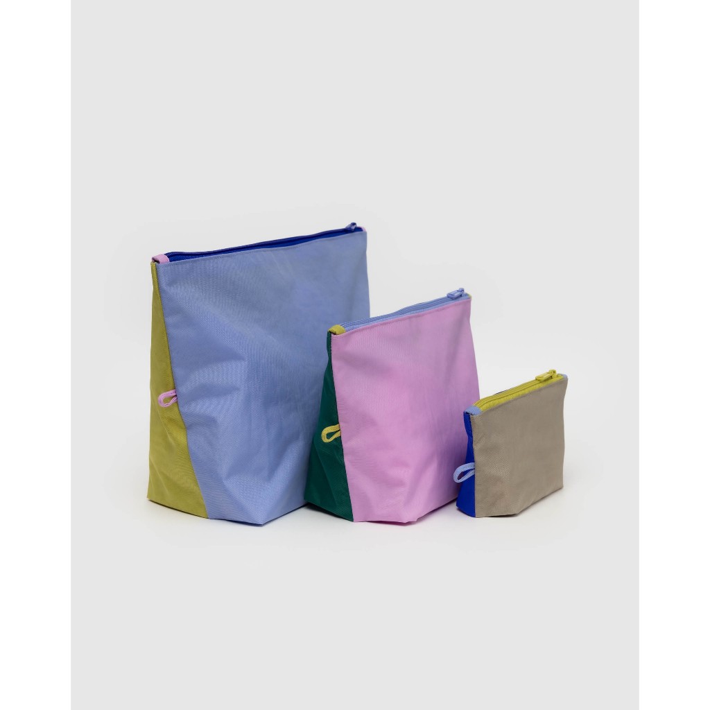 (พร้อมส่ง) BAGGU Go Pouch Set กระเป๋าใส่ของเอนกประสงค์ เหมาะสำหรับใส่ของเดินทาง เซ็ทละ 3 ชิ้น กระเป๋าจัดระเบียบ