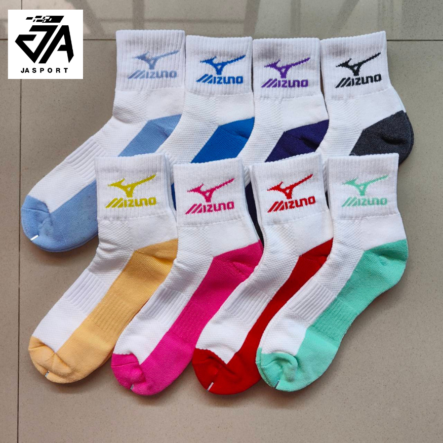 ถุงเท้าแฟชั่น(ข้อสั้น)ยี่ห้อ Mizuno Sport หลายสี (สั้น)