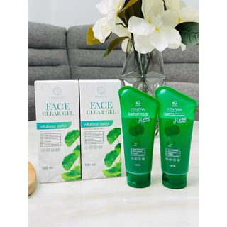 (พร้อมส่ง)เจลล้างหน้าใบบัวบก คลีนซิ่งเจล พรทิน่า ขนาด 100 ml. 💚