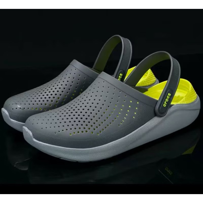 Crocs Lite Ride Clog รองเท้าแตะ แบบลำลอง มาใหม่สุดฮิต ใส่ได้ทุกเพศ มีส่วนลดราคา