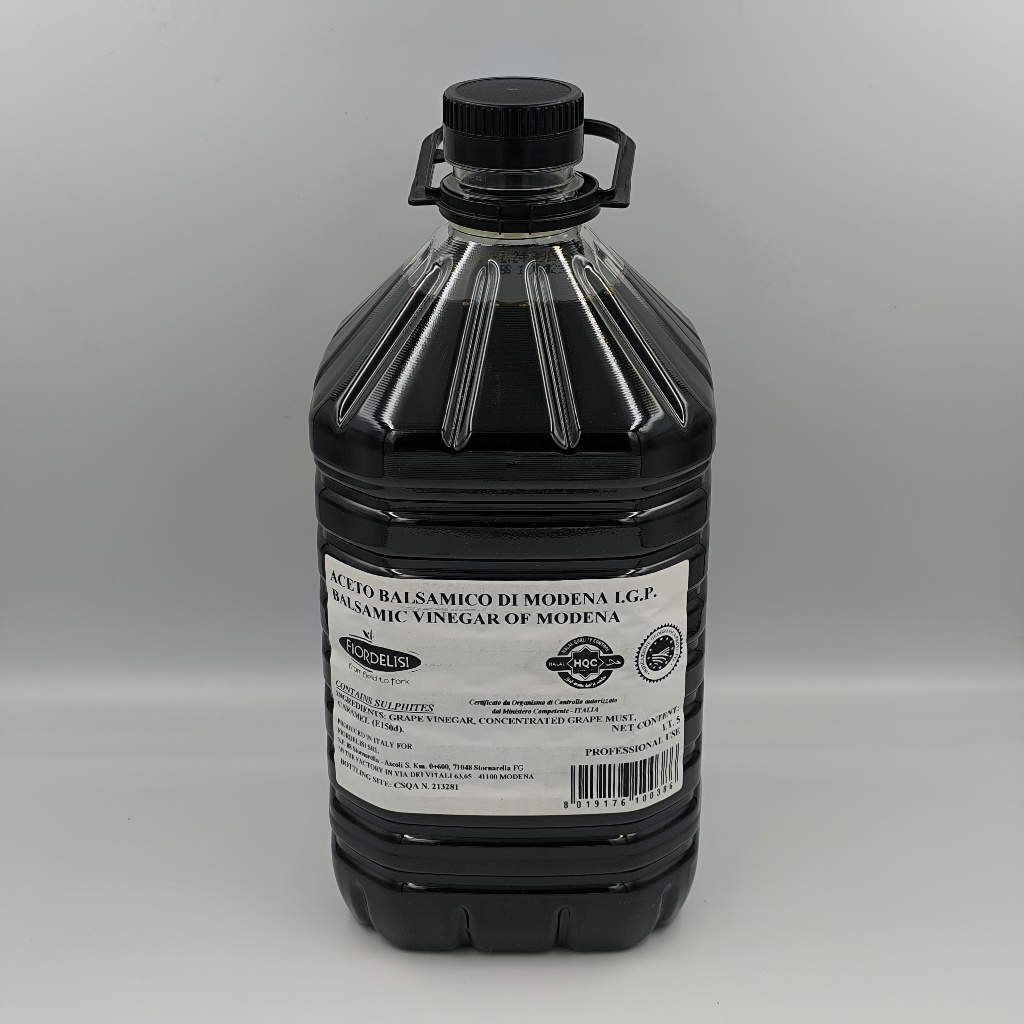 Fiordelisi Italian Balsamic Vinegar of Modena - Aceto Balsamico di Modena IGP, 5000ml