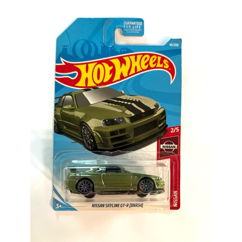 Hot Wheels | NISSAN SKYLINE GT-R (BNR34) | ‼️แพคมีรอยแตก‼️ | 🇺🇸เป็นสินค้าแพคอเมริกา✈️ | 📦 สินค้ามีพร