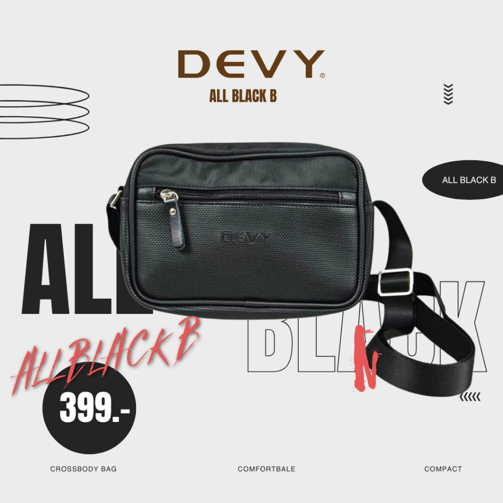 DEVY กระเป๋าสะพายข้าง รุ่น 2438