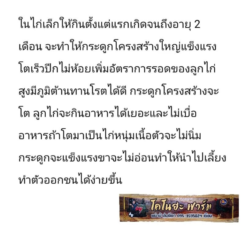 อาหารลูกไก่สูตรพิเศษสำหรับลูกไก่ชนโปรตีน 23% น้ำหนัก 1 กิโลกรัม 📌สินค้ามีจำนวนจำกัด thumbnail 4