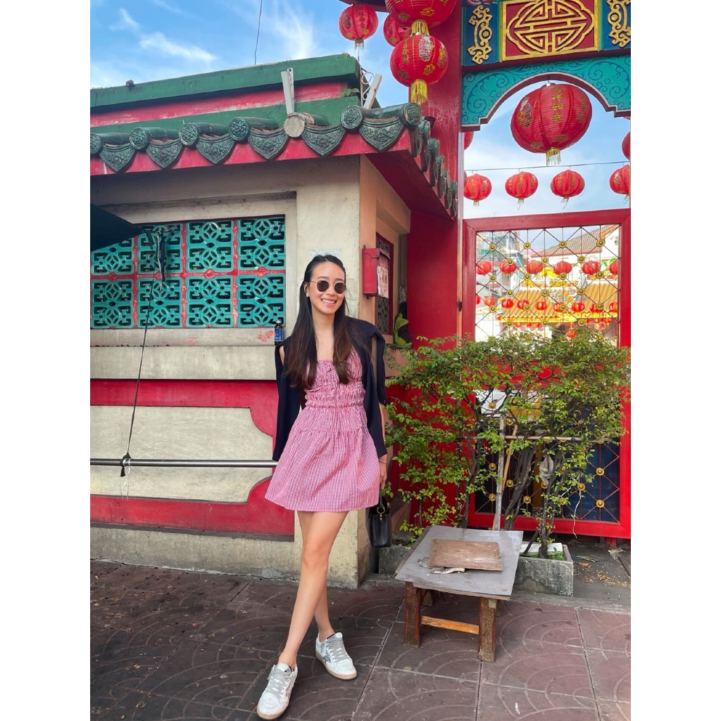 editionwear GINGHAM MINI DRESS