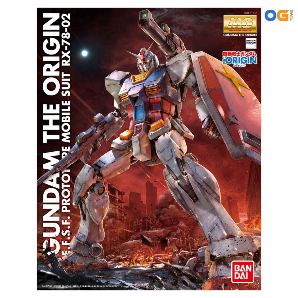 BANDAI MG 1/100 RX-78-02 GUNDAM THE ORIGIN