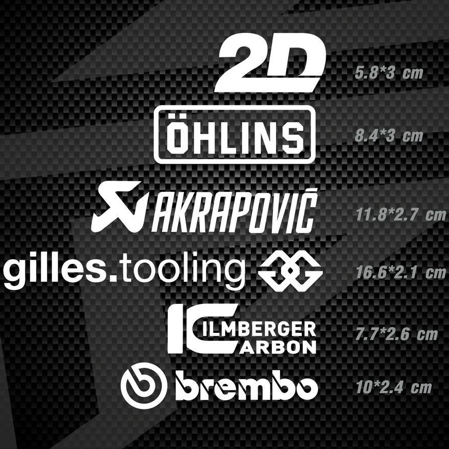 สติ๊กเกอร์ ชุดอก BMW S1000RRสะท้อนแสง