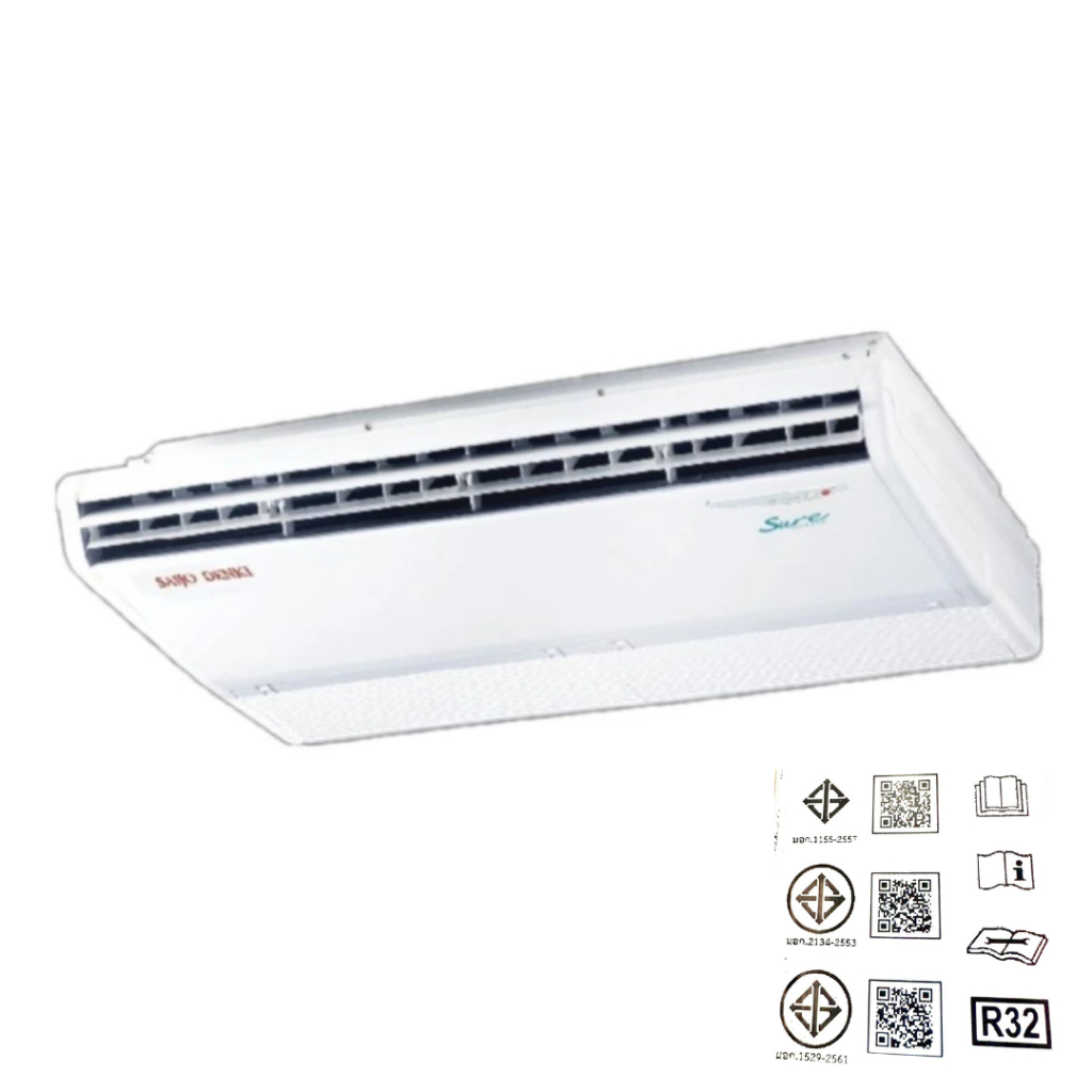 SAIJO DENKI แอร์แขวนระบบอินเวอร์เตอร์รุ่น SURE INVERTER SSU R32 ขนาด 13901-60100 BTU
